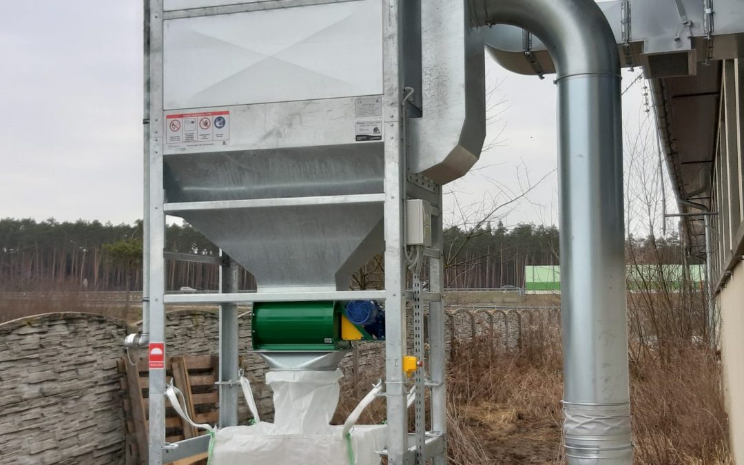 Kępno/Filtr EK-24 o wydajności 9000m³/h (zabudowany)