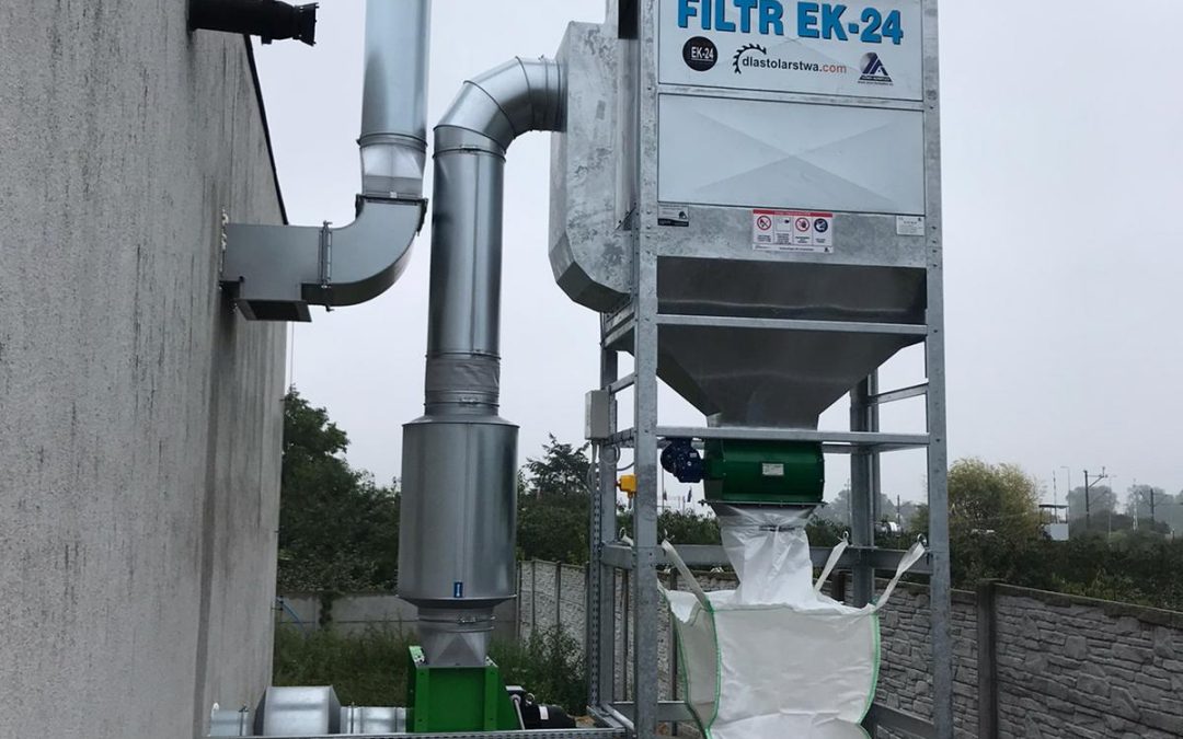 Białośliwie/Filtr EK-24 o wydajności 9000m³/h (zabudowany)