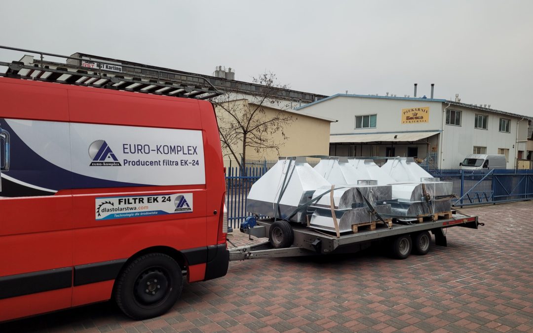 Dostawa Naszych półfabrykatów Filtrów po kąpieli w cynkowni ogniowej