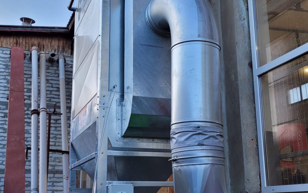 Miejsce Piastowe/Dostawa oraz montaż filtra   EK-24 o wydajności 9000m3/h z lejem pod Big Bag