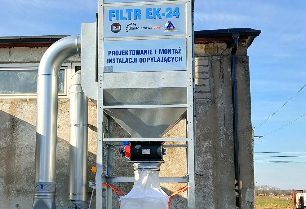 Realizacja w Królikowie – montaż filtra EK-24 9000 m³/h
